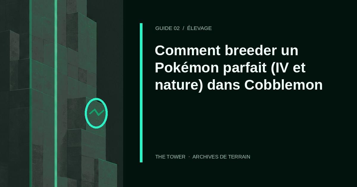 Illustration de l’article « Comment breeder un Pokémon parfait (IV et nature) dans Cobblemon »