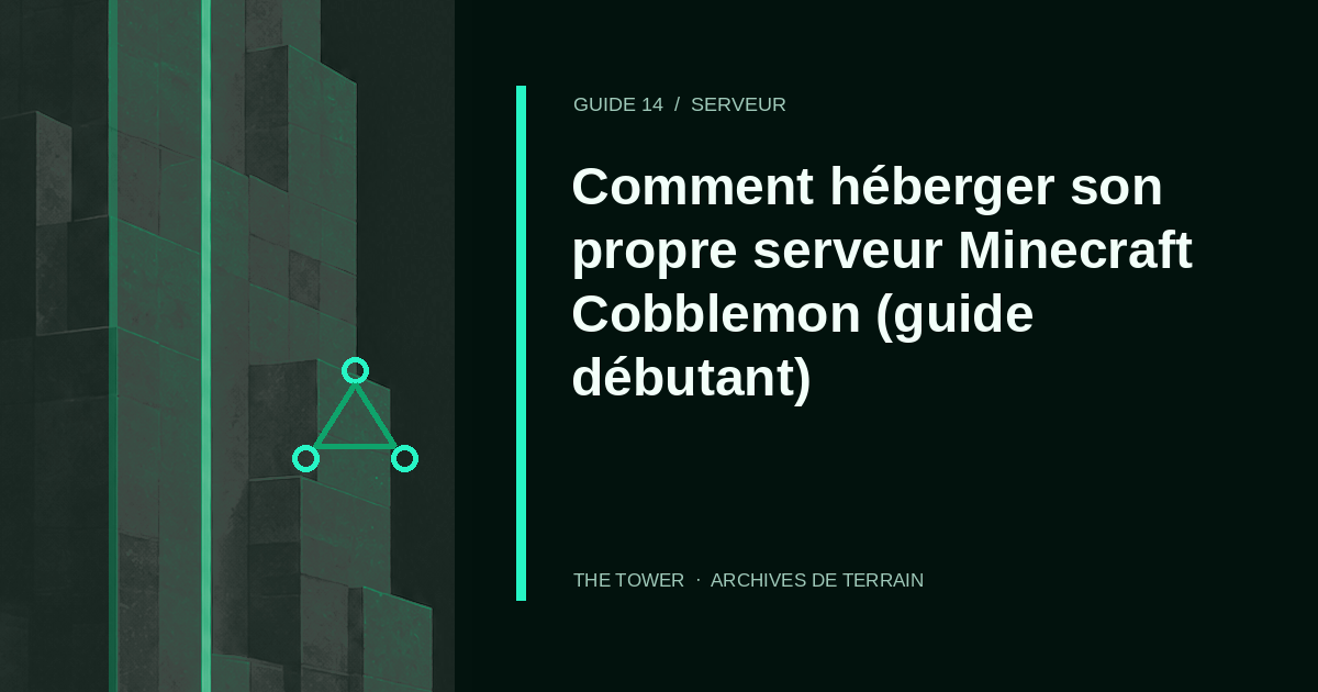 Illustration de l’article « Comment héberger son propre serveur Minecraft Cobblemon (guide débutant) »