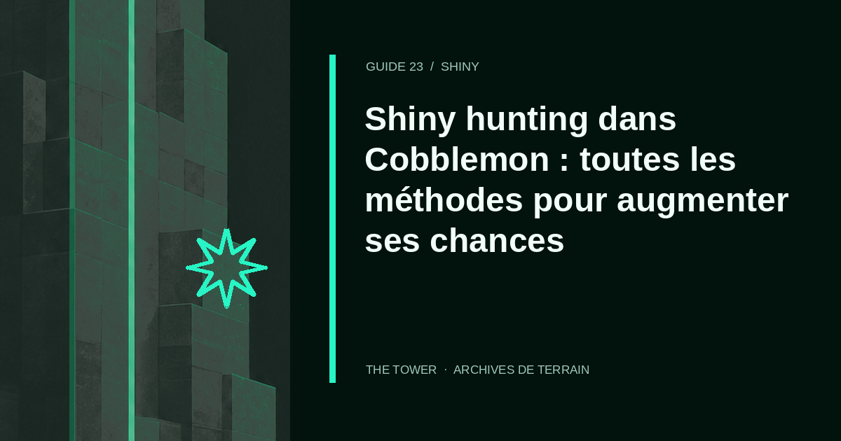 Illustration de l’article « Shiny hunting dans Cobblemon : toutes les méthodes pour augmenter ses chances »